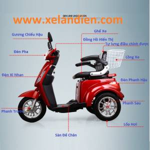 Xe Điện Ba Bánh Cho Người Già BTA-02